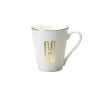 Hot Bitossi Home Mug Lettera H 10,3 O 8,7 Cm Decalcomania Oro