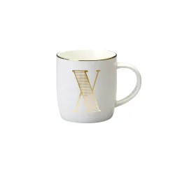 Hot Bitossi Home Mug Lettera X 8,6 O 9,2H Cm Decalcomania Oro