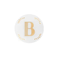 Online Bitossi Home Piattino Lettera B Decalcomania Oro