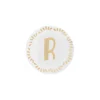 Sale Bitossi Home Piattino Lettera R Decalcomania Oro
