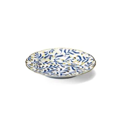 Hot Bitossi Home Piatto Dessert Marino Decalcomania Oro