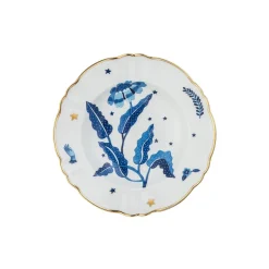Online Bitossi Home Piatto Fondo Floreale Blu