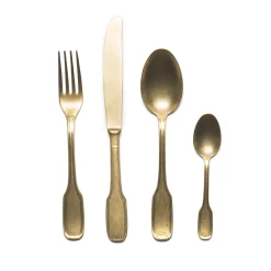 Hot Bitossi Home Set 24 Pezzi Posate Rame Finitura Oro