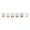 Bitossi Home Set 6 Tumbler - Texture Nuance Ambra/Rosa
