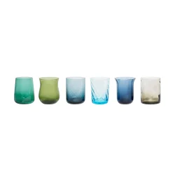 Hot Bitossi Home Set 6 Tumbler - Texture Nuances Blu/Verde