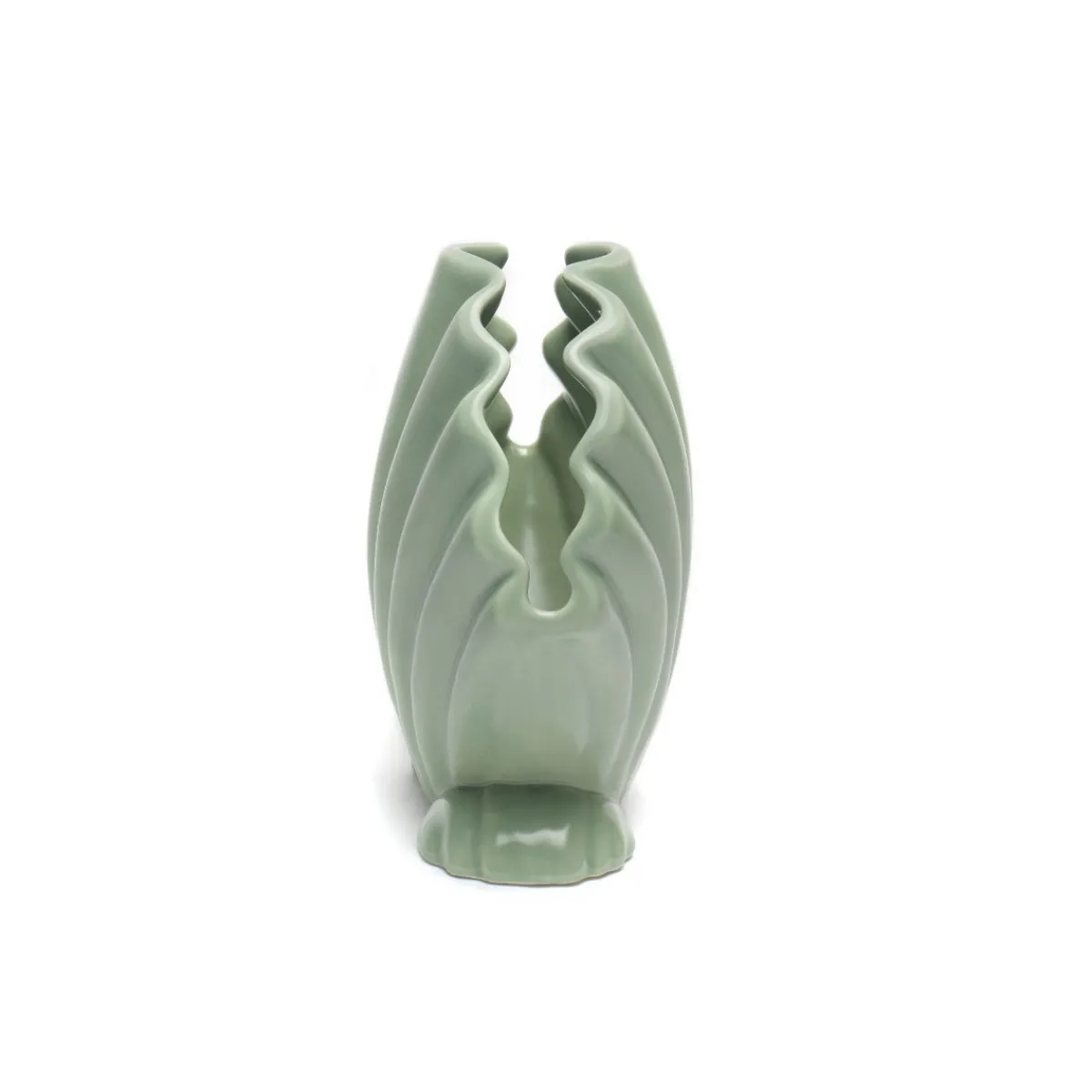 Bitossi Home Vaso Conchiglia Verde