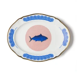 Outlet Bitossi Home Vassoio Ovale Pesce