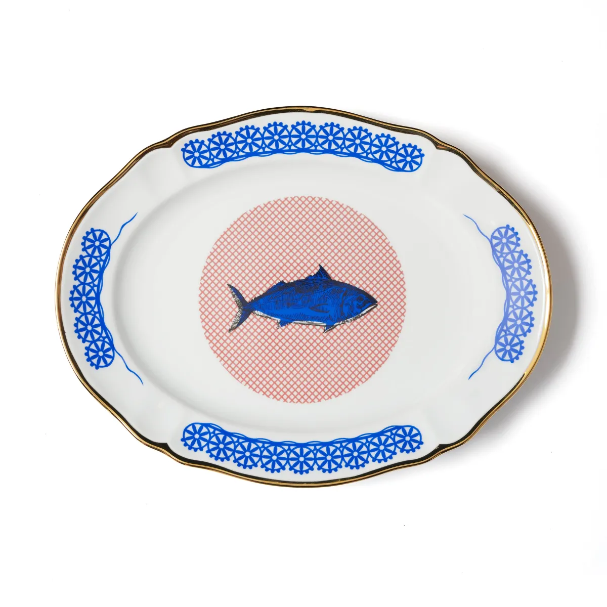 Outlet Bitossi Home Vassoio Ovale Pesce
